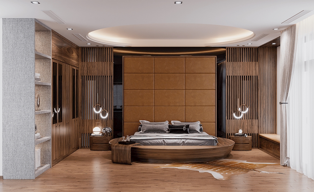 Dự án thi công nội thất phòng ngủ Mr Dũng (1)