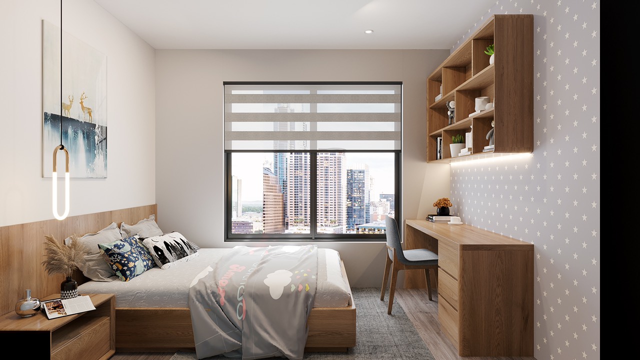 Dự án thi công nội thất phòng ngủ Picity High Park (1)