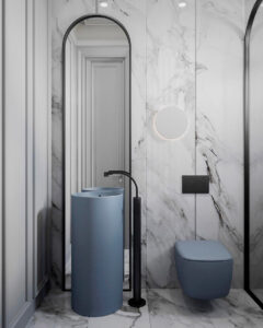 thiết kế nội thất nhà phố phong cách cổ điển phương tây