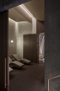 thiết kế spa phong cách tối giản