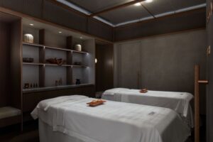 thiết kế spa phong cách tối giản