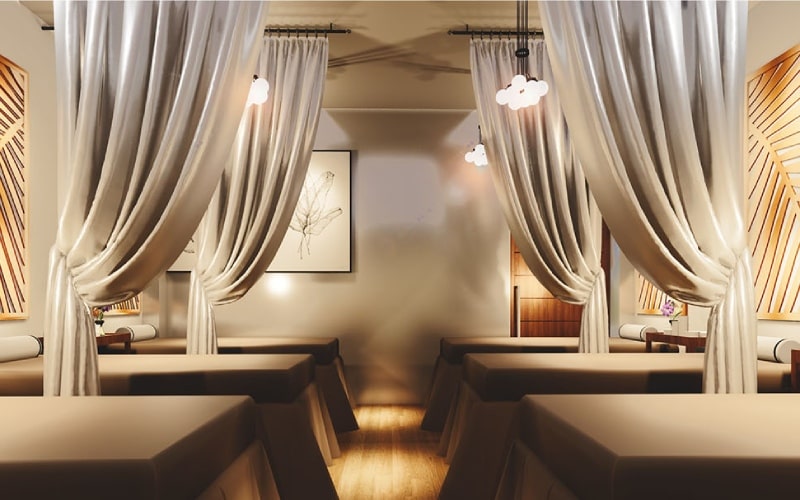 Dự án thi công nội thất spa Ms Thi - phòng thư giãn