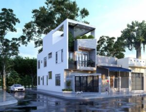 thiết kế thi công nhà phố khu dân cư