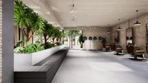 thiết kế spa đẹp theo phong cách nhiệt đới