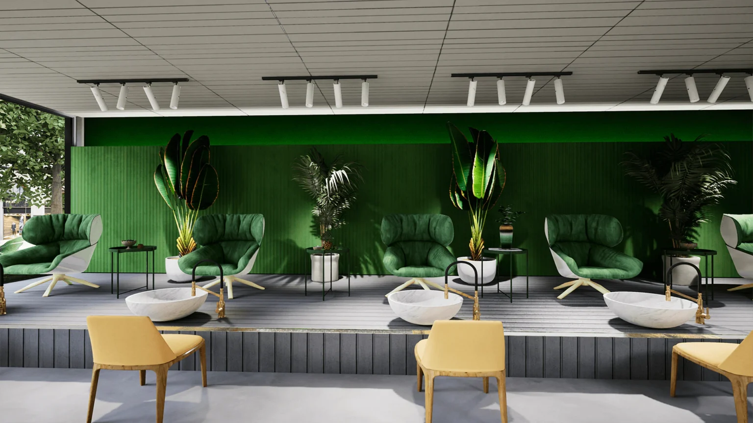 Dự án thi công nội thất spa Ms Nga - phòng spa