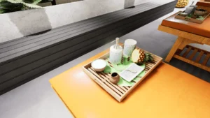 thiết kế spa đẹp theo phong cách nhiệt đới