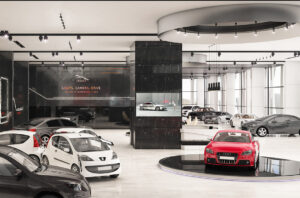 thiết kế thi công showroom ô tô