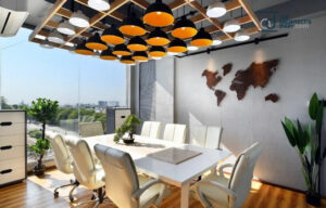 thiết kế văn phòng chung cư