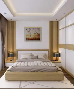 Thiết kế nội thất nhà phố 02 phòng ngủ tươi sáng