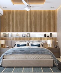 Thiết kế nội thất nhà phố 02 phòng ngủ tươi sáng