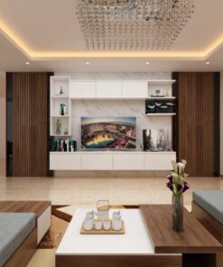 báo giá thi công nội thất căn hộ chung cư 02 ngủ sang trọng