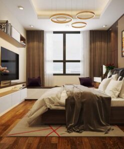 báo giá thi công nội thất căn hộ chung cư 02 ngủ sang trọng