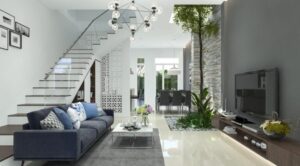 thi công nhà phố 02 phòng ngủ sang trọng