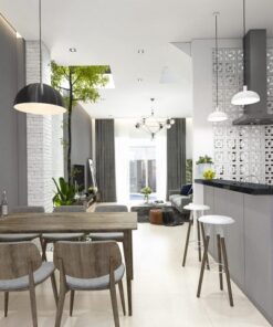 thi công nhà phố 02 phòng ngủ sang trọng