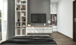 thi công nhà phố 02 phòng ngủ sang trọng