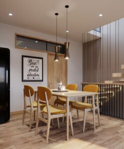 báo giá thi công nội thất nhà phố gỗ công nghiệp