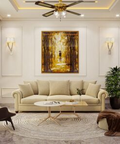 báo giá thi công nội thất nhà phố phong cách hoàng kim