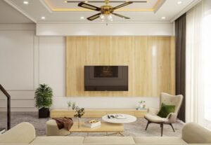 báo giá thi công nội thất nhà phố phong cách hoàng kim