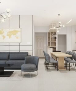 báo giá thi công nội thất căn hộ chung cư 02 phòng ngủ