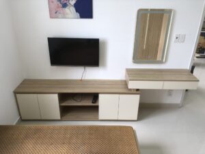 báo giá thi công nội thất căn hộ chung cư 02 phòng ngủ