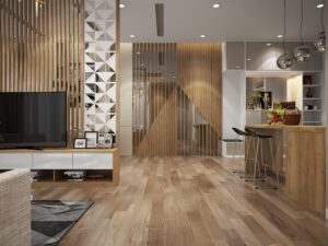 báo giá thiết kế thi công căn hộ 02 phòng ngủ 84m2