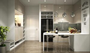 báo giá thiết kế thi công căn hộ 02 phòng ngủ 84m2