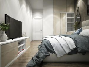 báo giá thiết kế thi công căn hộ 02 phòng ngủ 84m2