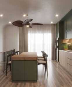 thi công nội thất biệt thự phố thị 02 phòng ngủ