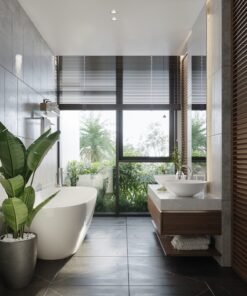thi công nội thất biệt thự villa phong cách tự nhiên