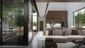thi công nội thất biệt thự villa phong cách tự nhiên