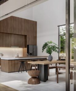 thi công nội thất biệt thự villa phong cách tự nhiên