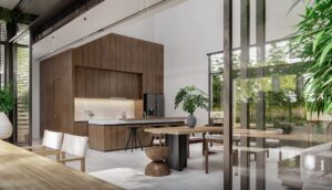 thi công nội thất biệt thự villa phong cách tự nhiên
