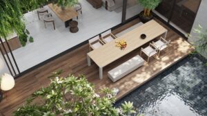 thi công nội thất biệt thự villa phong cách tự nhiên