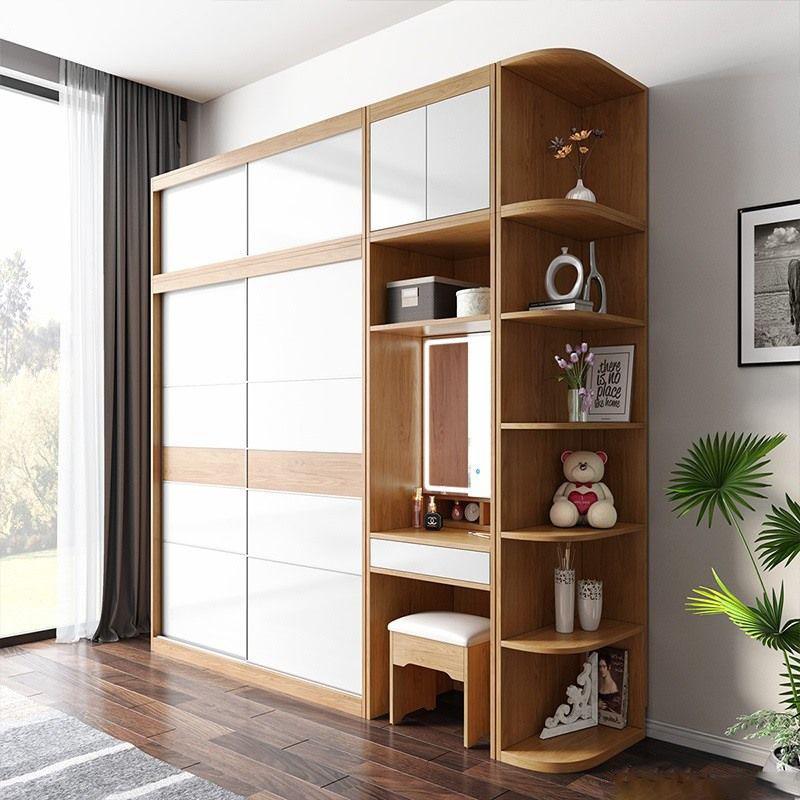 Tủ quần áo kết hợp với bàn trang điểm là giải pháp tối ưu không gian sống hiệu quả