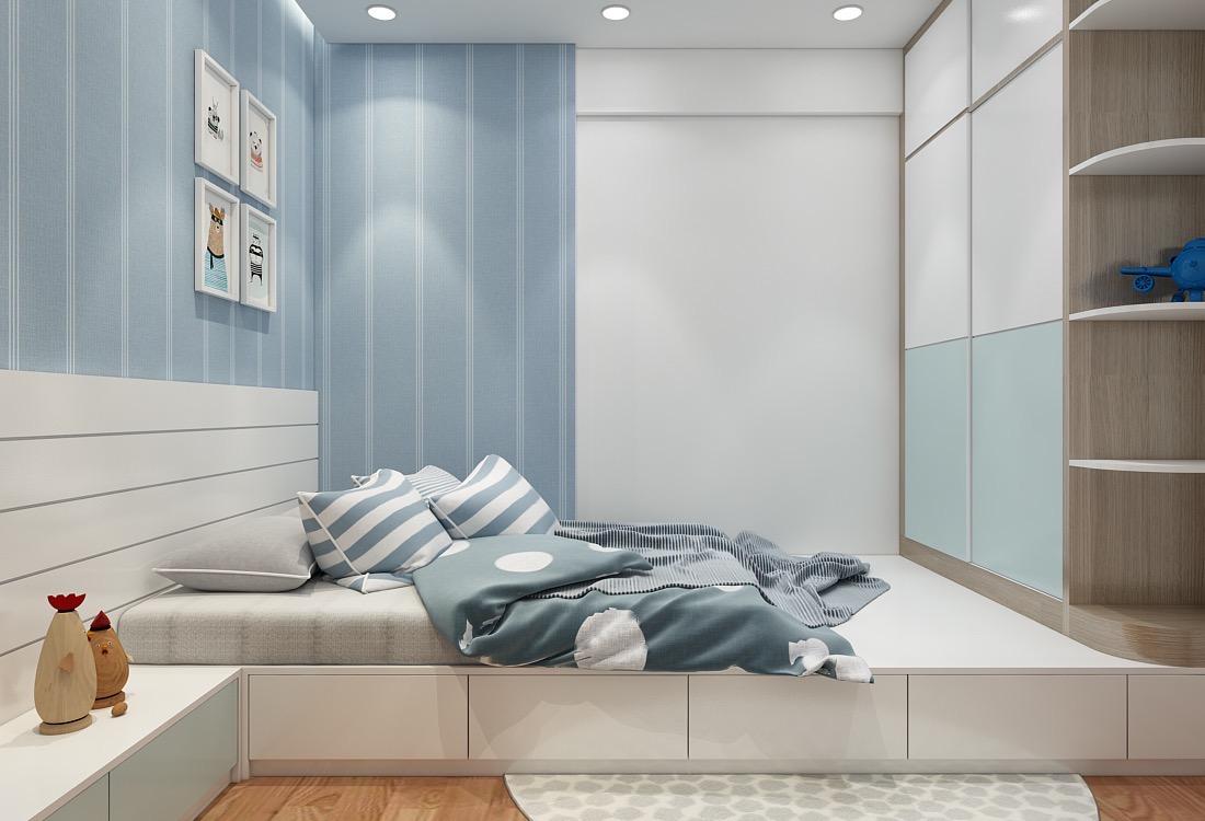 Thiết kế phòng ngủ bé trai theo xu hướng tối giản