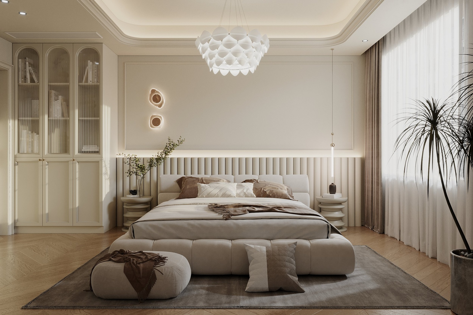  xu hướng thiết kế tích hợp thêm phòng thay đồ, xu hướng này luôn được nhiều người ưa chuộng bởi sự tiện dụng và có giá trị thẩm mỹ cao.