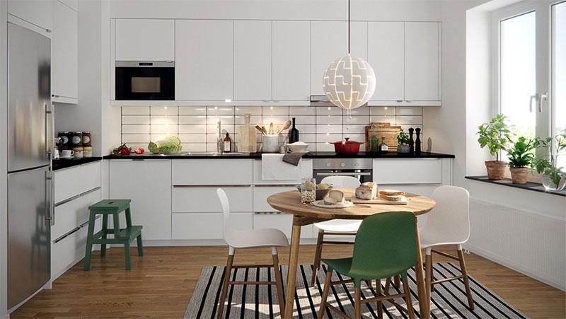 Thiết kế nhà bếp phong cách BẮc Âu tinh tế