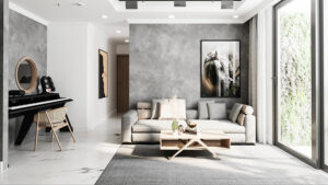 Một trong những điểm nổi bật của phong cách thiết kế nội thất đương đại chính là những gam màu trung tính