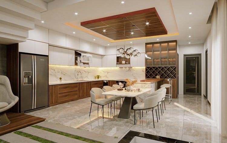 Thiết kế giếng trời để tận dụng ánh sáng tự nhiên và giúp lưu thông không khí