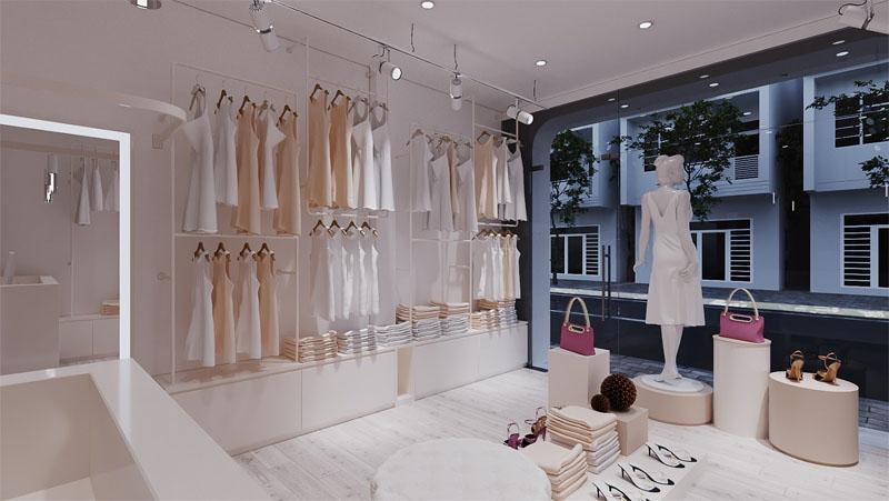 Thiết kế nội thất shop quần áo chuyên nghiệp giúp tạo dựng thương hiệu