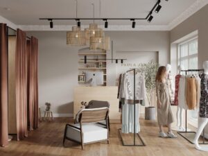 Thiết kế nội thất cửa hàng quần áo cần đảm bảo phong thủy để không ảnh hưởng đến việc kinh doanh